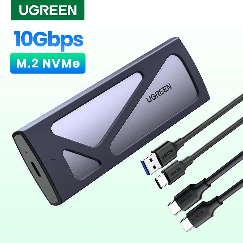 UGREEN-M.2 NVMe SSD Ŭ , 10Gbps USB C 3.2 Gen2,  ʿ  ܺ Ŭ, NVMe , M  B & M Ű 